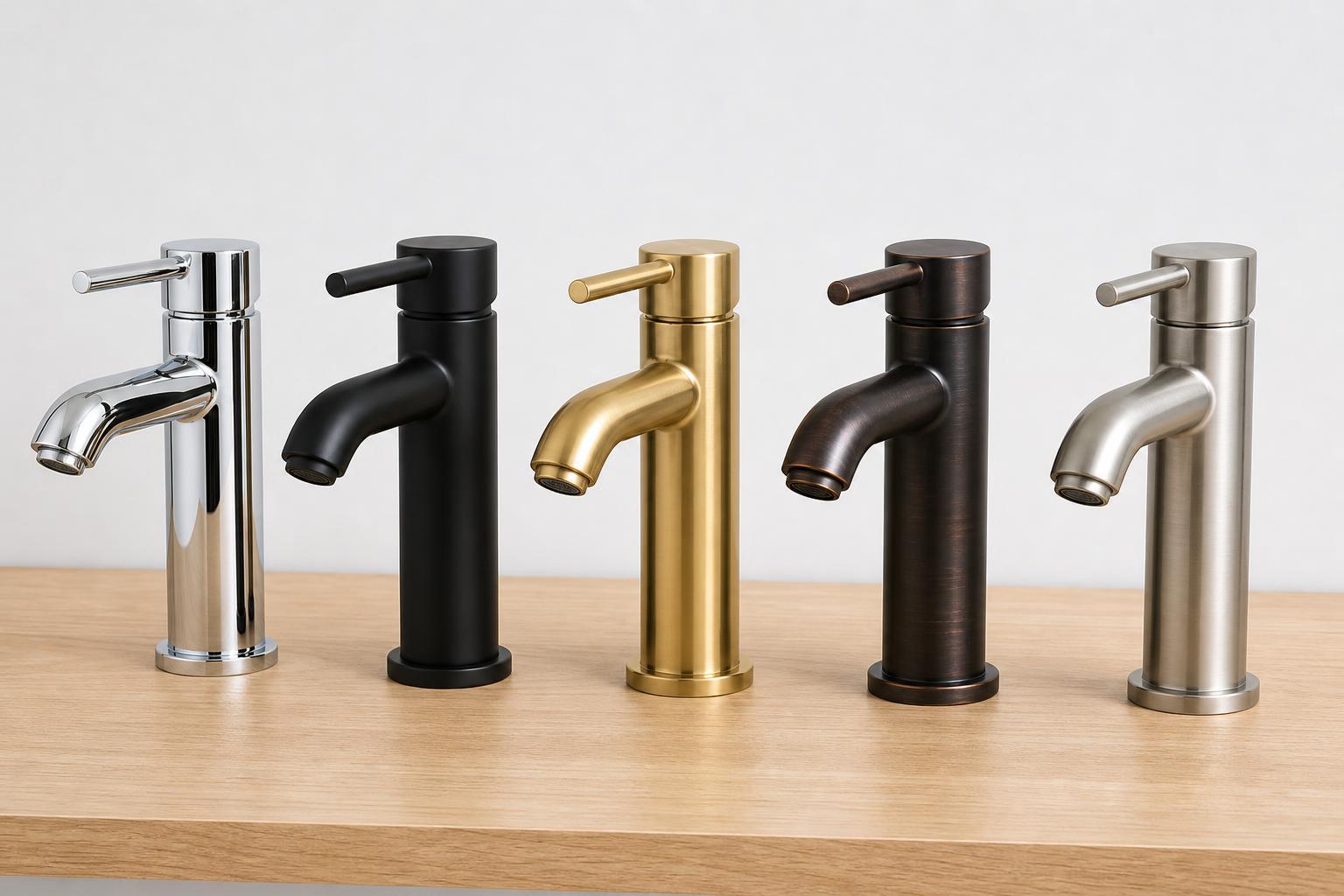Plumbing fixture finishes