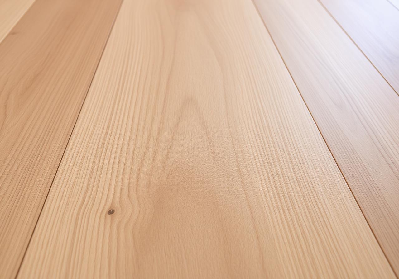Engineered white oak flooring