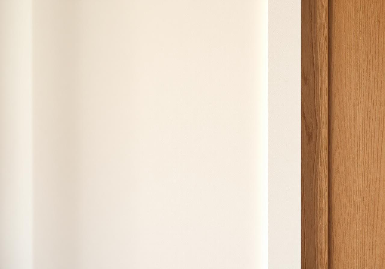 Alabaster (SW 7008) + rift white oak
