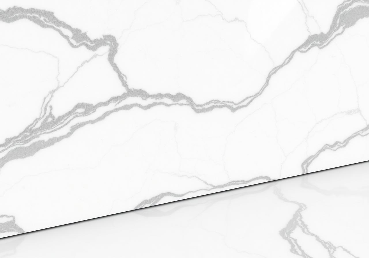 Calacatta quartz vanity top