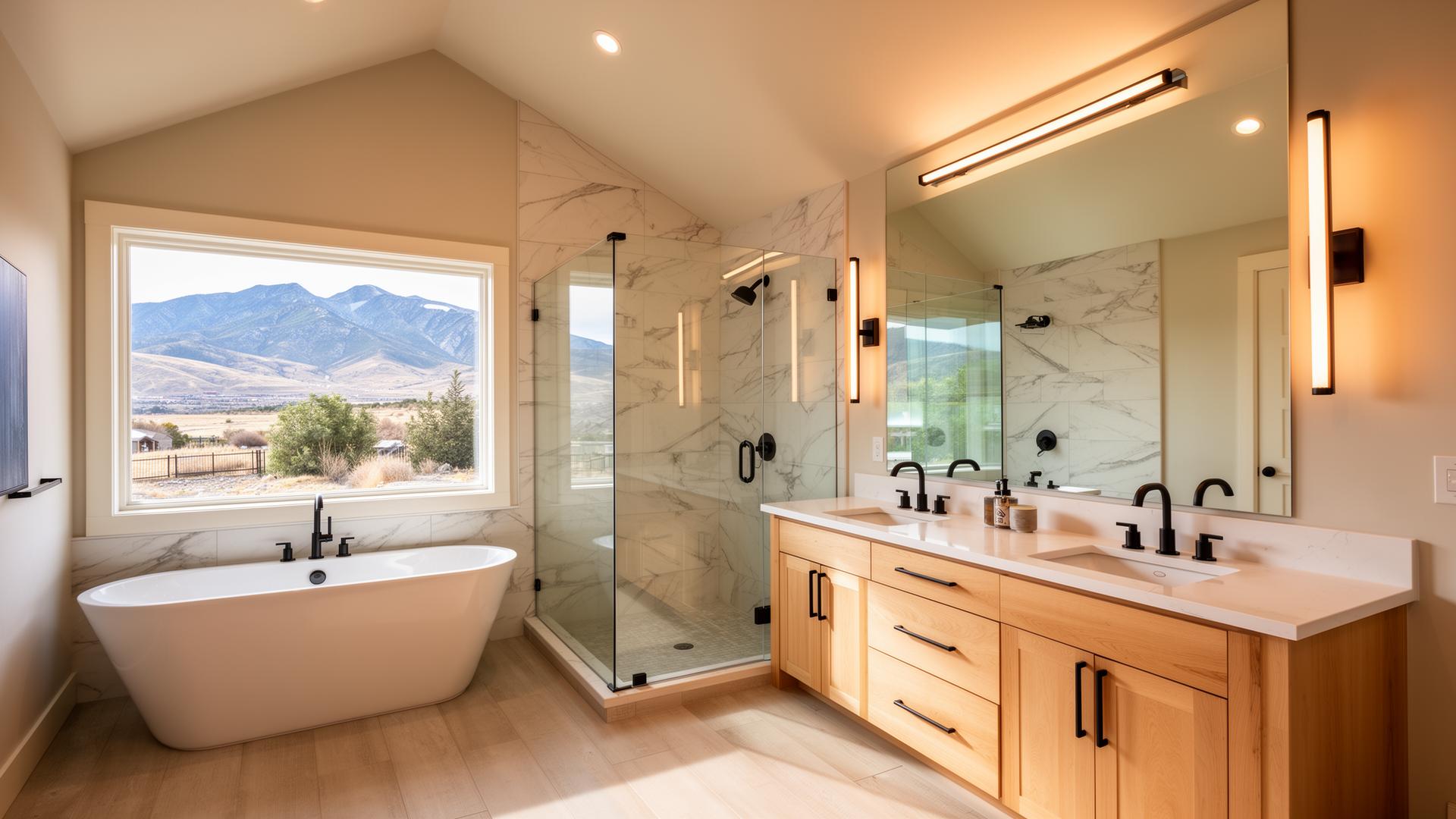 Stone Master Bath — Bathrooms in Draper, UT