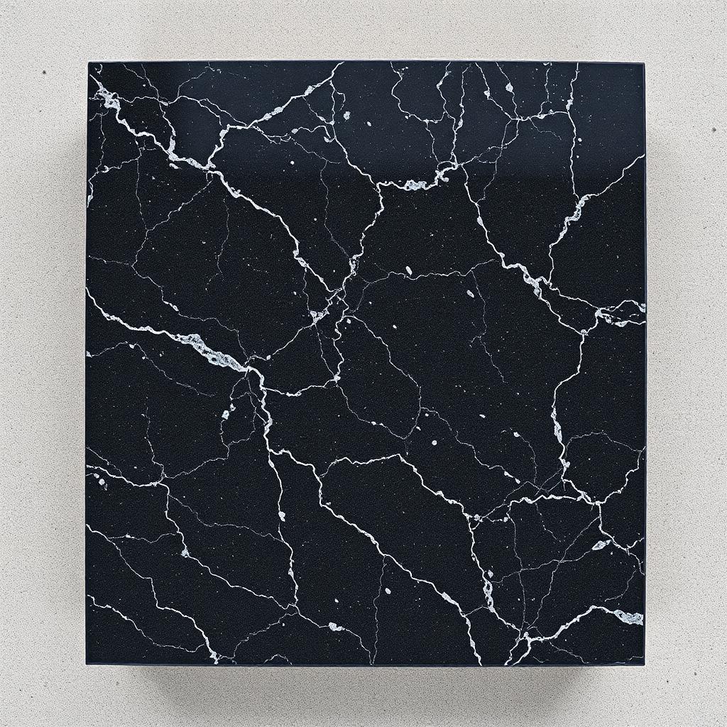 Leathered Black Granite